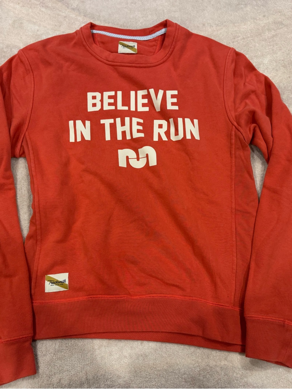 Believe in the Run x Tracksmith Crewneck Sweatshirt